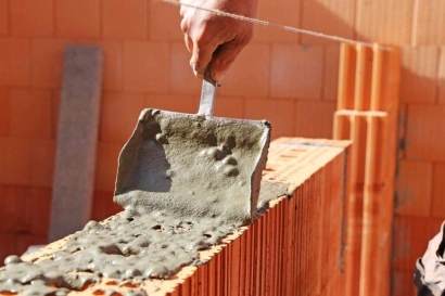 Цементный раствор М100 для кладки блока